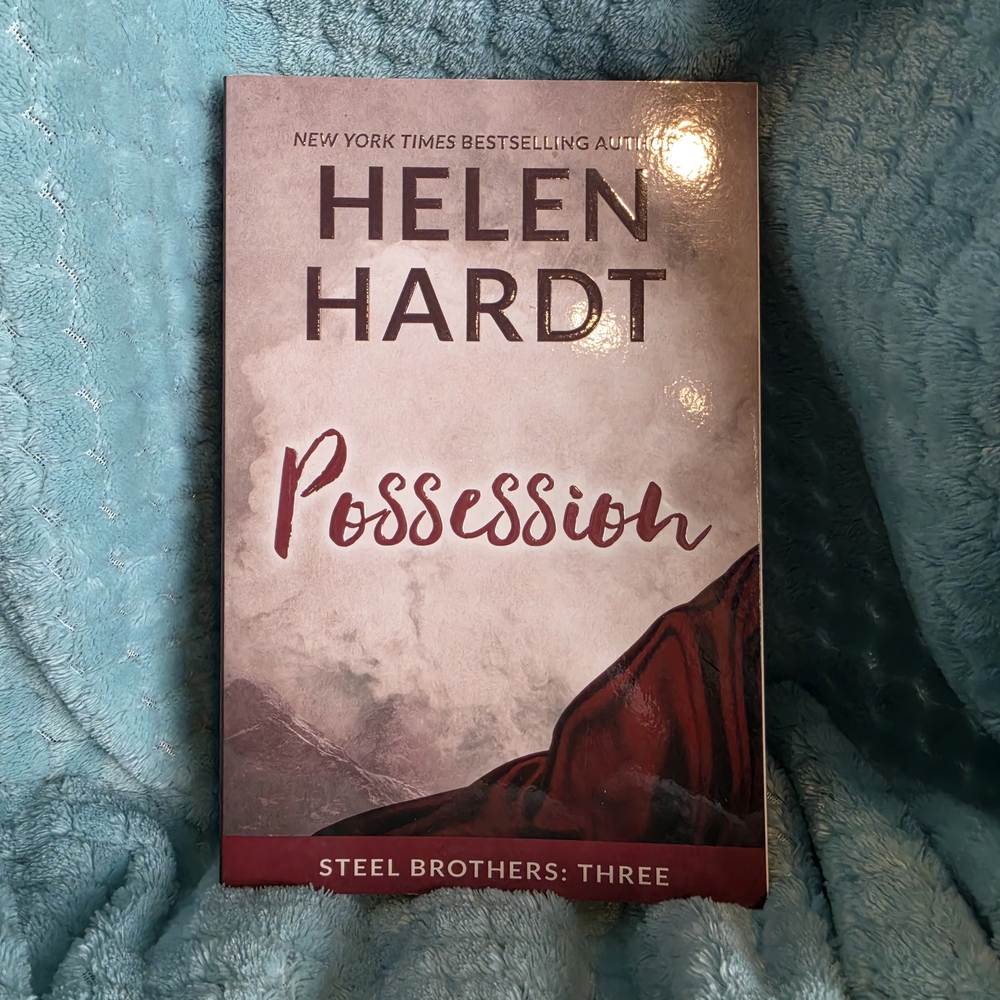 Helen Hardt "Possession" Paperback Book - Burgundy & Cream Cover